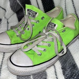 Neon green chucks!